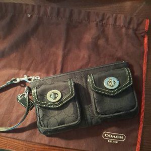 Coach Wristlet Wallet Clutch